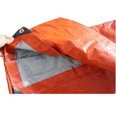 100g HDPE Coated Double Sides Customized Plastic Fabric Waterproof Poly Tarp